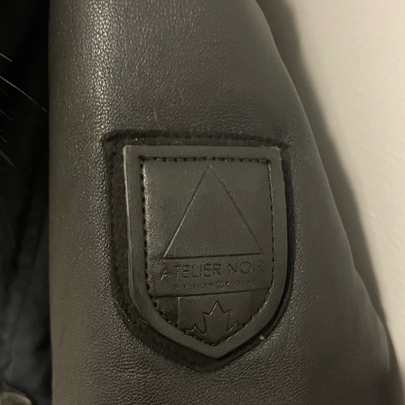 Atelier Noir RUDSAK Jacket XS Black Leather Trim - Picture 5 of 7